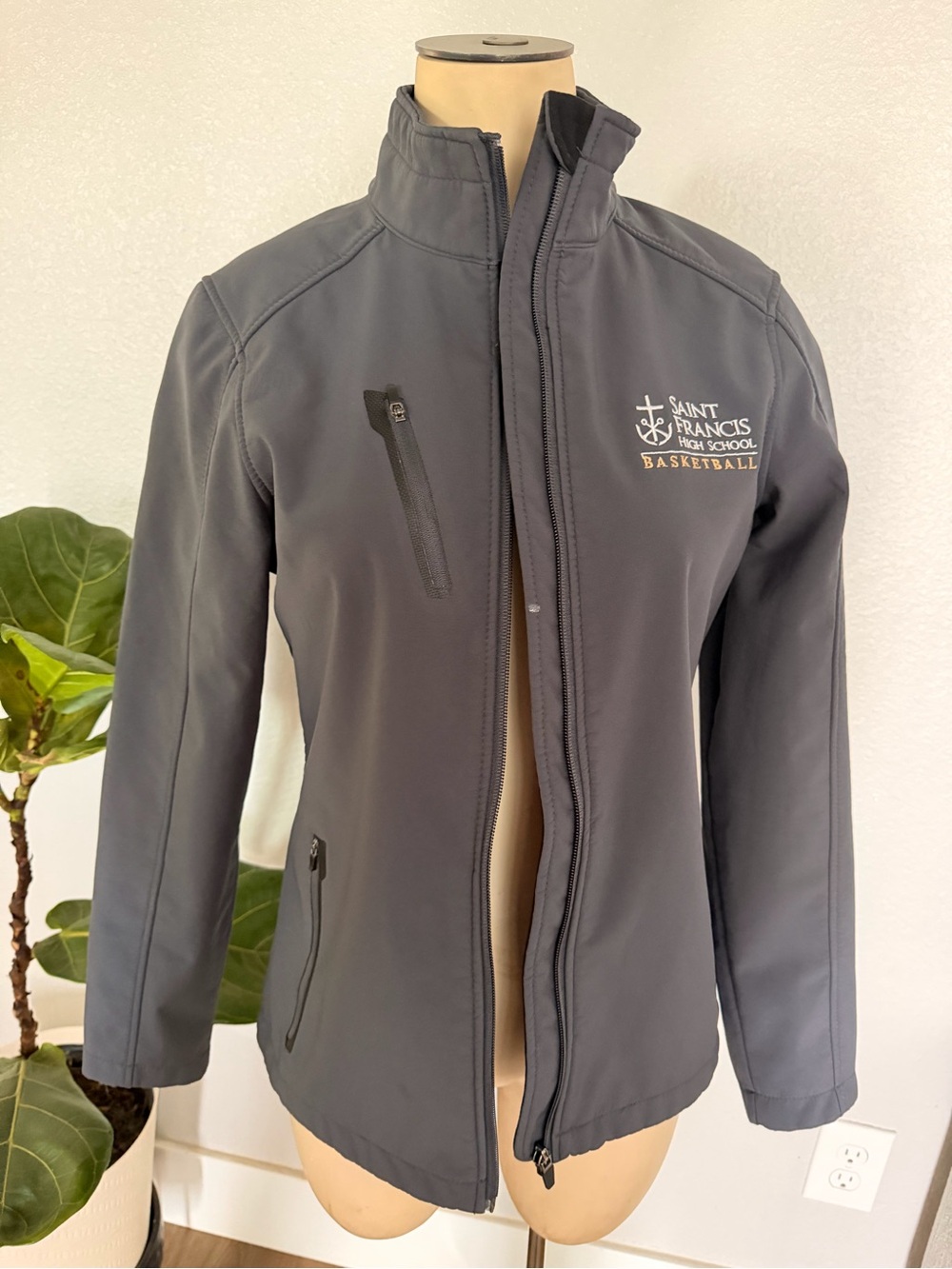 Port Authority Women's Gray Lightweight Softshell Jacket
